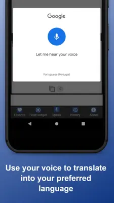 English to Portuguese Translator android App screenshot 2