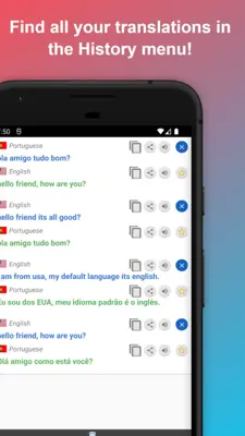 English to Portuguese Translator android App screenshot 4